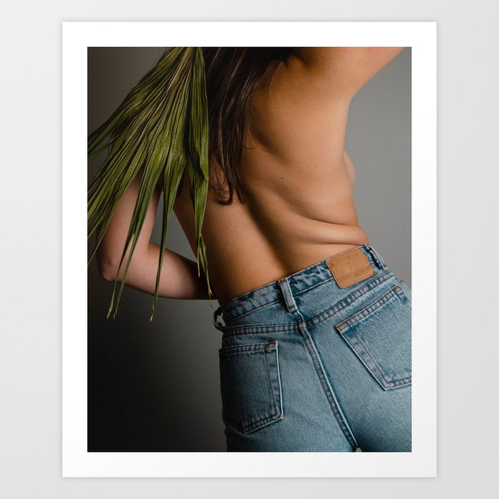 We All Have Back Rolls and Panty Lines Art Print by CAROVIBES