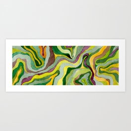 The Moss Layer Art Print