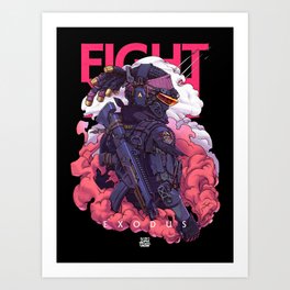 S.W.A.T Commander Fightback series Essential  Art Print