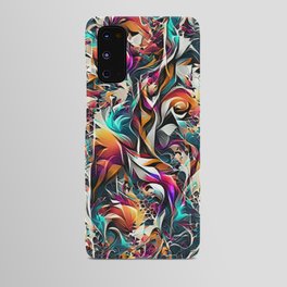 Unique Colorful Abstract Swirl Pattern Android Case