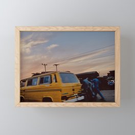 Sunset, molue, Lagos Framed Mini Art Print
