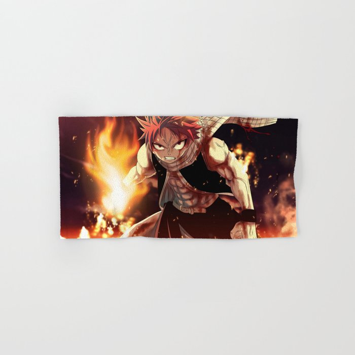 Natsu Fairy Tail Hand Bath Towel By Maax Society6