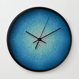 Blue rosace Wall Clock