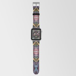 Liquid Light Series 79 ~ Rainbow Abstract Fractal Pattern Apple Watch Band