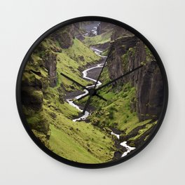 Iceland I Wall Clock
