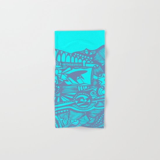 INK#5 Above the Waves Hand & Bath Towel