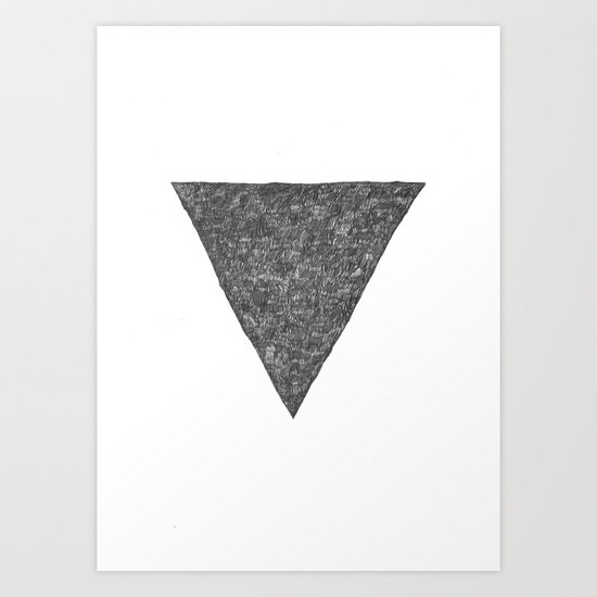 Drei Art Print