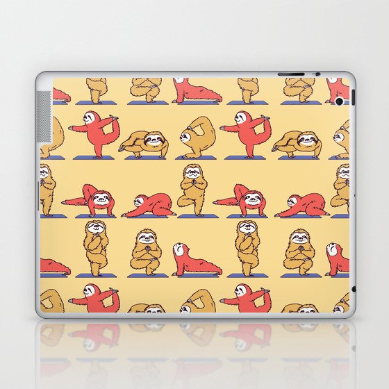 Sloth Yoga Laptop & iPad Skin