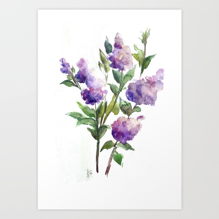 lilac Art Print