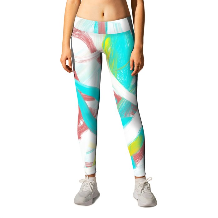 Abstract expressionist Art. Abstract Painting 46. Leggings