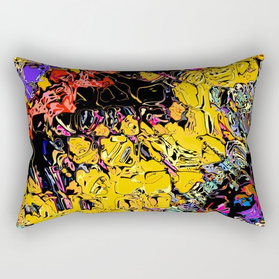 Shifting Shapes And Colors Rectangular Pillow