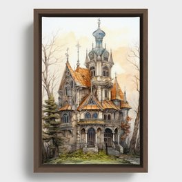 Church-art-painting Framed Canvas