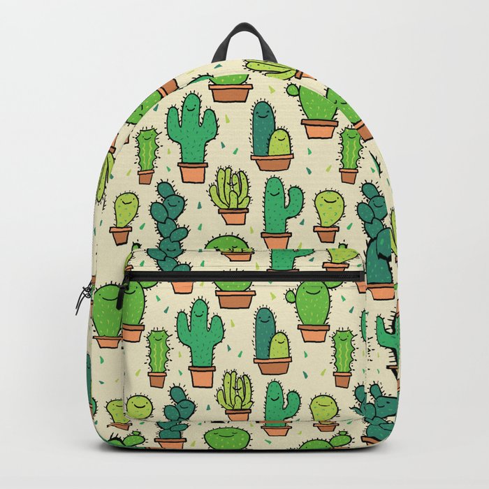 Cute cactus backpack store