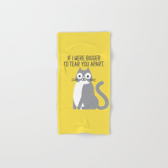 Purrfectly Honest Hand & Bath Towel