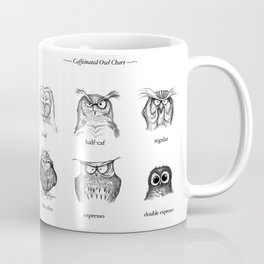 Caffeinated Owls Mug Coffee Mug