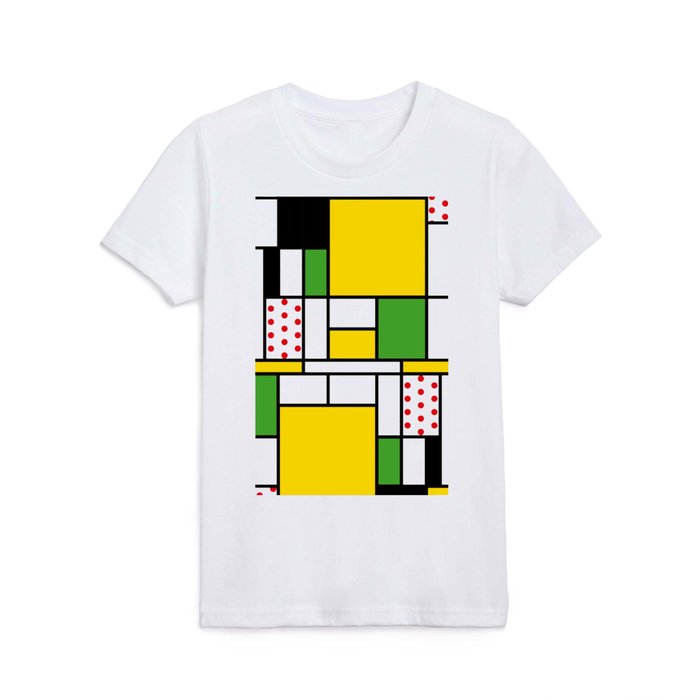 Mondrian - Bycicle Kids T Shirt