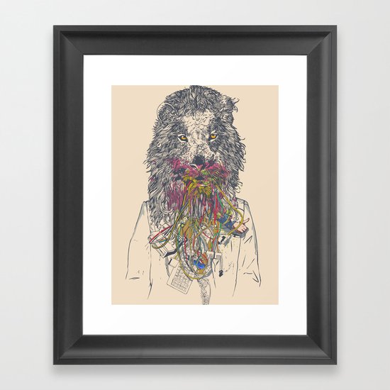 Social Feed Framed Art Print