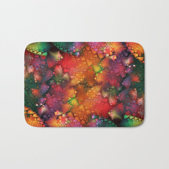 Dragon's tail pattern Bath Mat