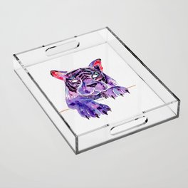 Galaxy-Tiger Acrylic Tray