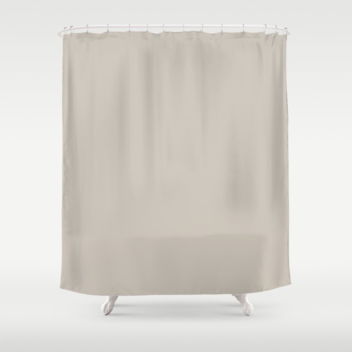 Doeskin Grey Shower Curtain