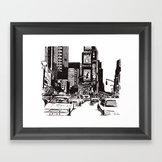 New York New York Framed Art Print