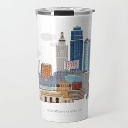 Kansas City Skyline Travel Mug
