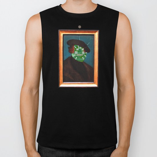 The Painting Collection Circuit Collage Biker Tank