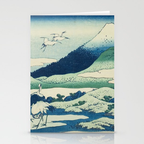 Japanese Woodblock art: Umezawa Marsh in Sagami Province Stationery Cards