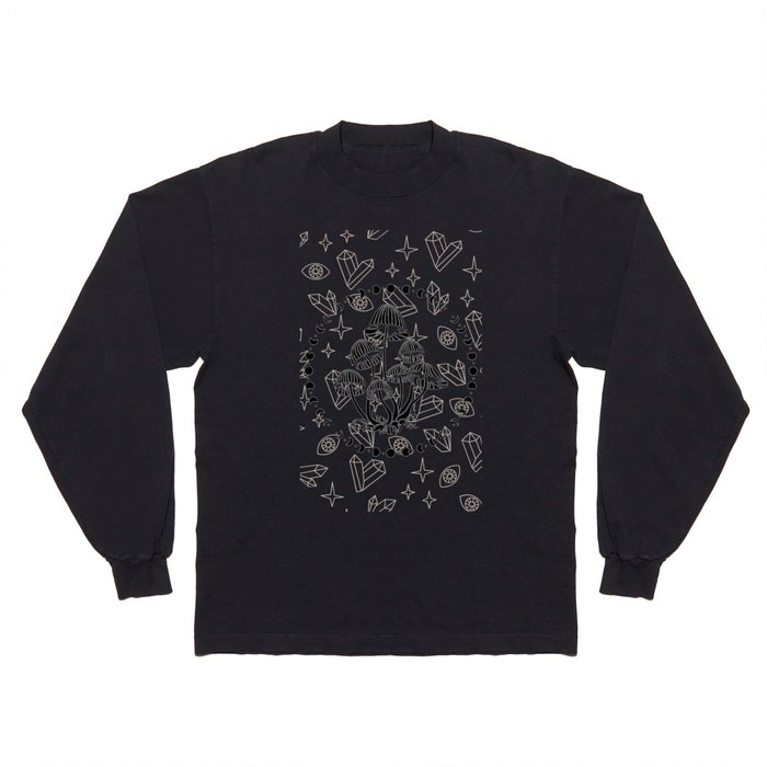 Moons and Shrooms Long Sleeve T Shirt