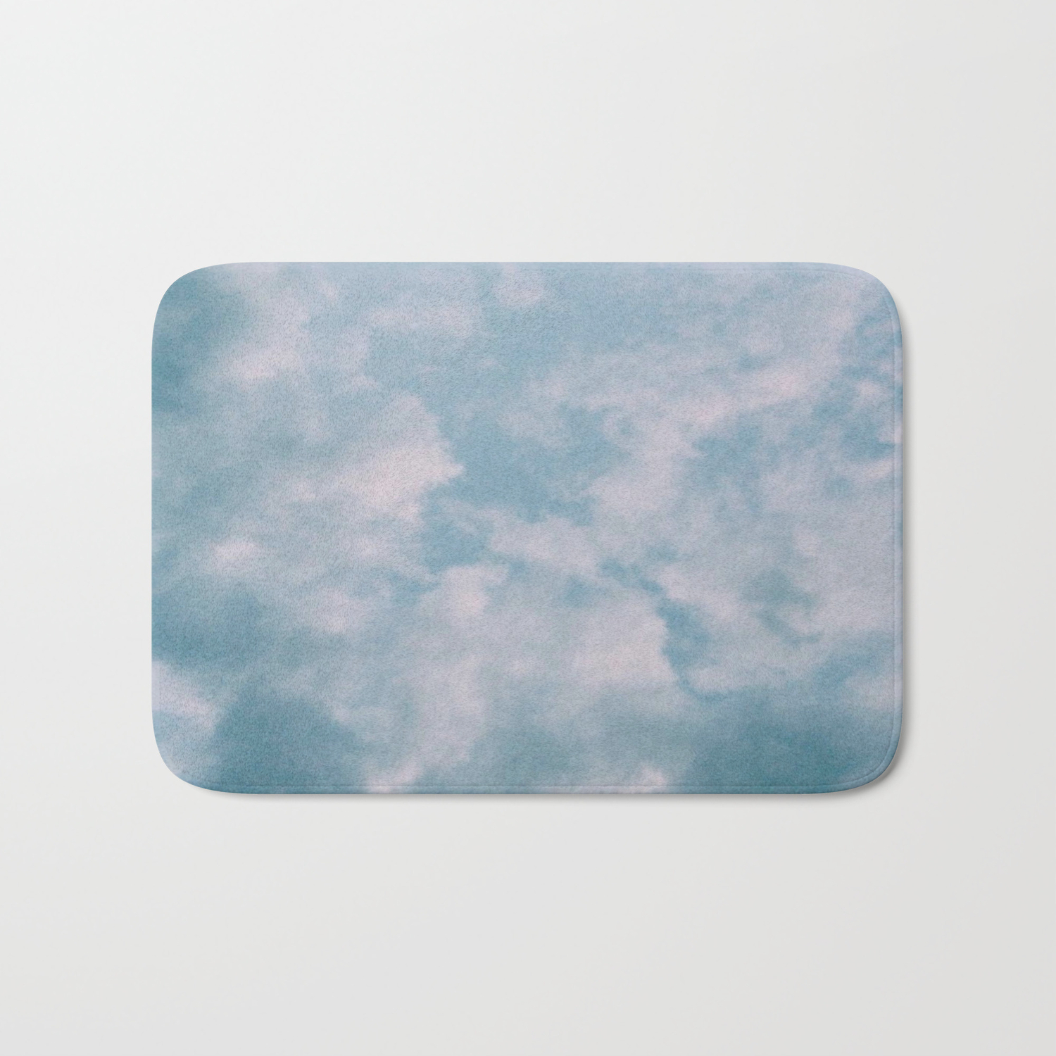 fluffy bath mat