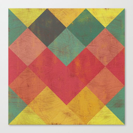 Aztec Vintage Pattern 11 Canvas Print