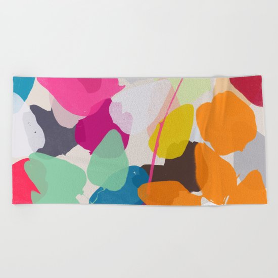 golden rain 1 Beach Towel