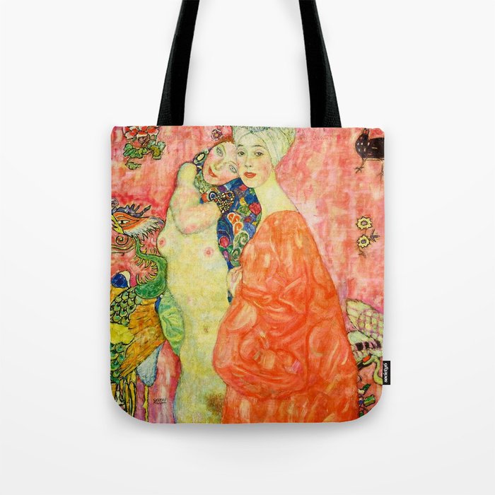 Gustav Klimt The Friends, 1916  Tote Bag