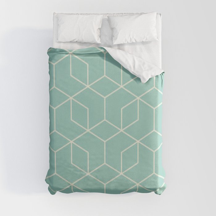 Geometric Vector Pattern 1 Duvet Cover