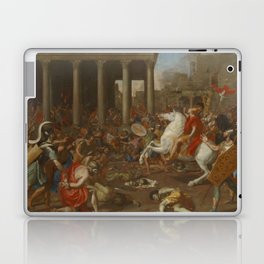 The Conquest of Jerusalem by Emperor Titus by Nicolas Poussin Laptop Skin
