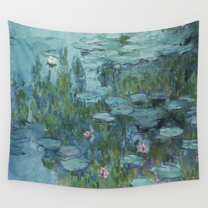 Nympheas, Claude Monet Wall Tapestry