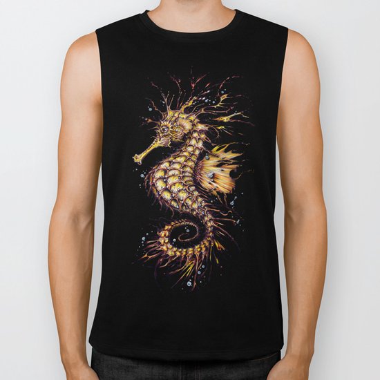 Seahorse Biker Tank