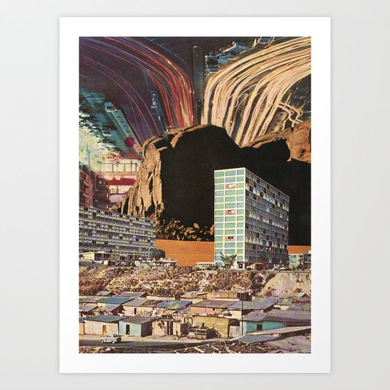 the city's been dead (since you've been gone) Art Print