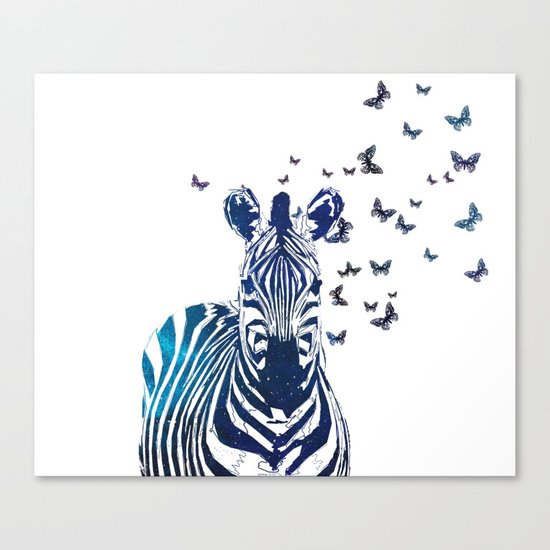 Zebra Canvas Print