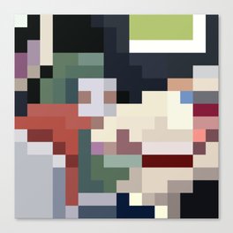 Mm Pixel Food Canvas Print