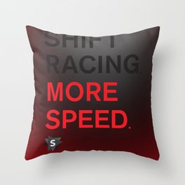 More Speed Throw Pillow