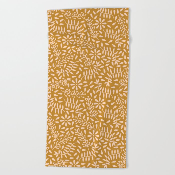 Springtime (Zest Yellow) Beach Towel