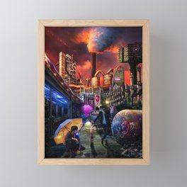 Survival of the Shittest Framed Mini Art Print