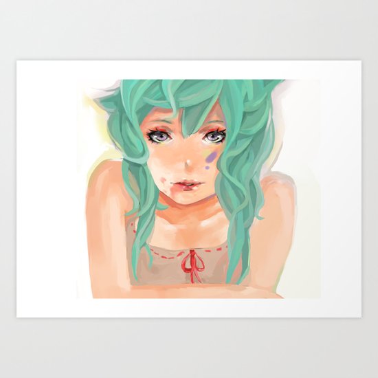 Stare Art Print