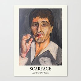 SCARFACE The World is Yours Canvas Print