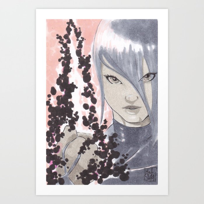 Psylocke Art Print