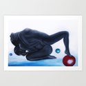 Black Love Art Print by raymond | Society6
