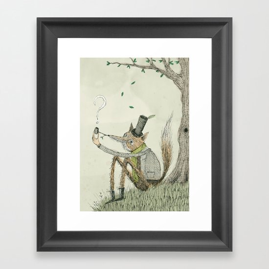 'Theories' Framed Art Print