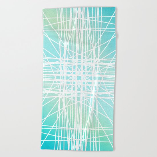 Linear Oceanblast Beach Towel