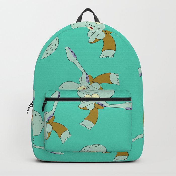 Squidward Dab Backpack by dawsonhop Society6